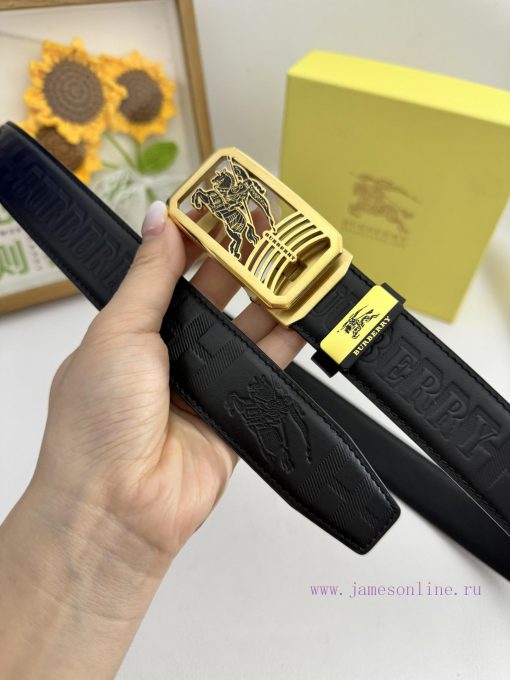 Burberry automatic beltMaterial: Leather Belt with 100% Head Layer. The leather belt is guar 29fuzouk - Image 13