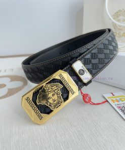 Versace. Versace Belt and BeltsHanging buckle, classic human head made of pure steel materia ukdhr0wb