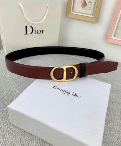 3.5cm width Dior grain textured cowhide "CD" belt, paired with CD buckle, plain grain textur 9oqjgxcs