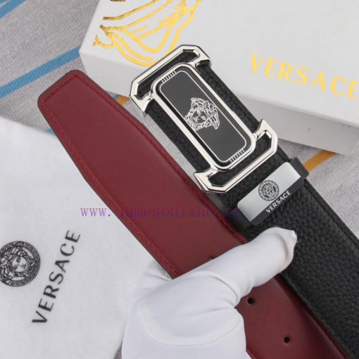 Belt belt Versace cowhide beltMen's belt material: 100% head layer cowhide belt, guaranteed ayk99zej - Image 9
