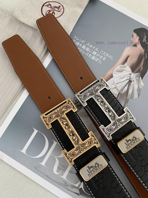 Hermes Hermes️Double sided hanging buckle, classic H-patterned pure steel buckle head, photo oqyc9vd4 - Image 10