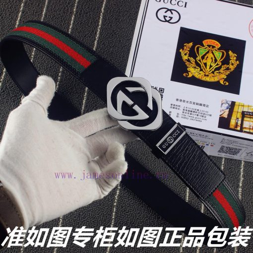 Gucci️Material: 100% head layer cowhide belt, 24k pure steel buckle to ensure equal quality p1jc1ox9 - Image 2