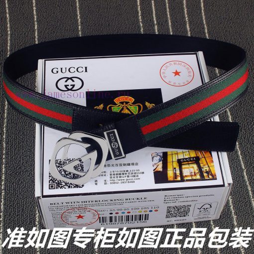Gucci️Material: 100% head layer cowhide belt, 24k pure steel buckle to ensure equal quality p1jc1ox9 - Image 6