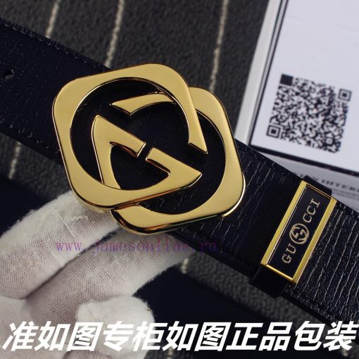 Gucci️Material: 100% head layer cowhide belt, 24k pure steel buckle to ensure equal quality svaepnox - Image 3
