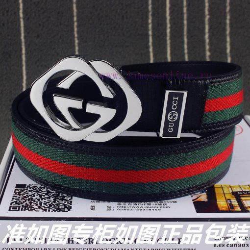 Gucci️Material: 100% head layer cowhide belt, 24k pure steel buckle to ensure equal quality p1jc1ox9 - Image 7
