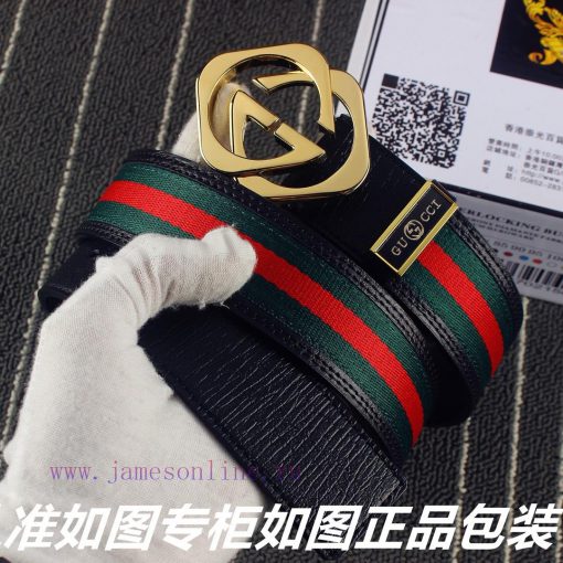 Gucci️Material: 100% head layer cowhide belt, 24k pure steel buckle to ensure equal quality svaepnox - Image 5
