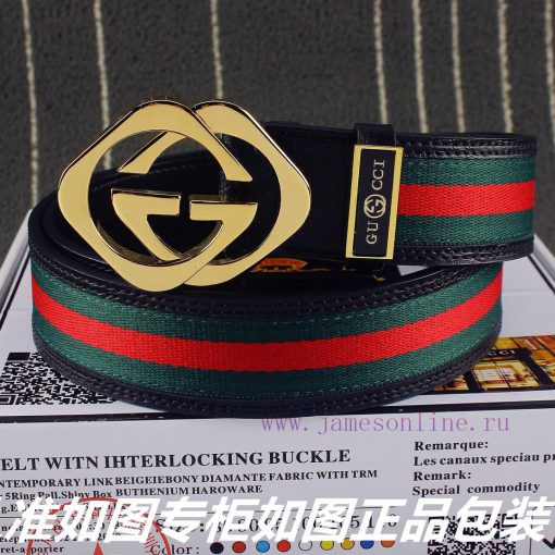 Gucci️Material: 100% head layer cowhide belt, 24k pure steel buckle to ensure equal quality svaepnox - Image 7