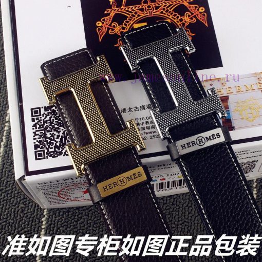 Hermes Her..mes️Identify and receive a punch as a giftMaterial: 100% head layer cowhide belt zxyzodgk - Image 9