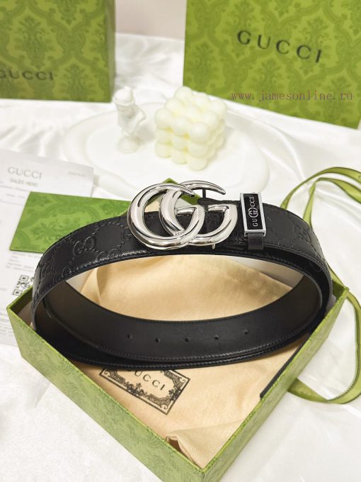 Belt Gucci Gucci️The waistband is made of 100% cowhide, ensuring genuine leather. The 24k gl e5tx56ql - Image 6