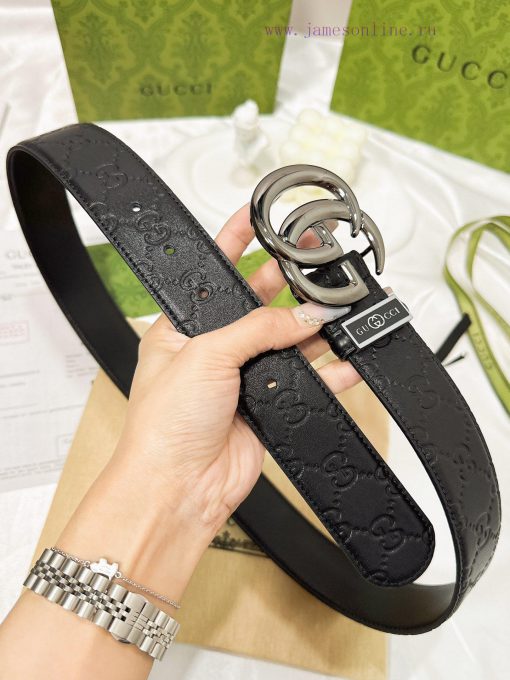 Belt Gucci Gucci️The waistband is made of 100% cowhide, ensuring genuine leather. The 24k gl wa5krou4 - Image 9