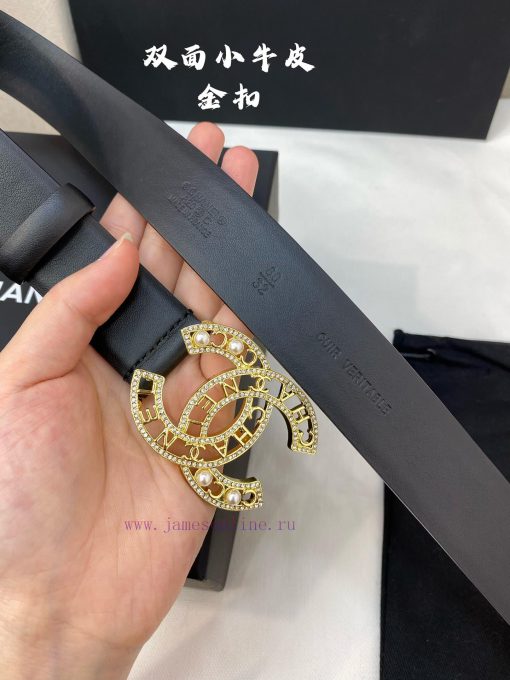 Chanel products have a width of 3.0CM and are made of double-sided original calf leather. Th rh0krgcd - Image 3