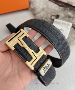 Hermes Hermes waist beltHanging buckle, classic diamond studded pure steel buckle head, doub fy9ao0p6