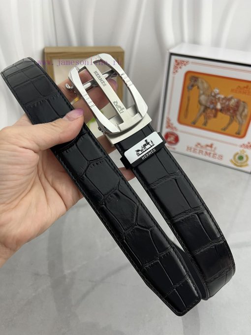 Hermes Herm è s automatic beltMaterial: Leather Belt with 100% Head Layer. The leather belt d2ljofjt - Image 3
