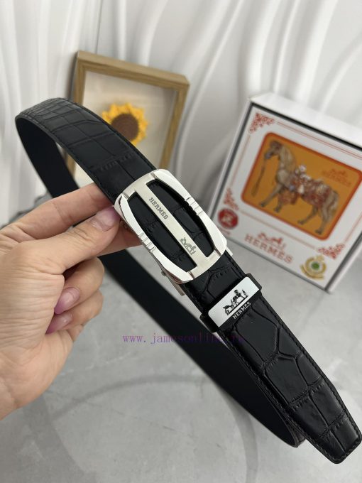 Hermes Herm è s automatic beltMaterial: Leather Belt with 100% Head Layer. The leather belt d2ljofjt - Image 4