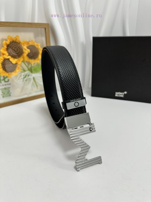 MontblancMaterial: Leather Belt with 100% Head Layer. The leather belt is guaranteed to be g uste8b1t