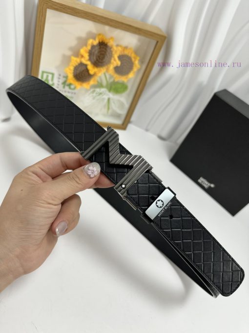MontblancMaterial: Leather Belt with 100% Head Layer. The leather belt is guaranteed to be g ptq73wxa - Image 4
