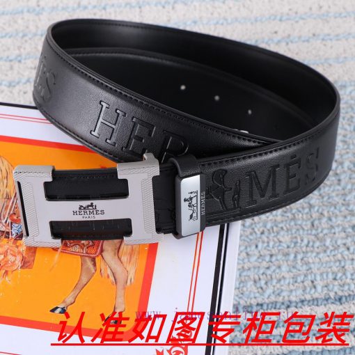 Hermes ️The material is made of 100% top layer cowhide, ensuring that 24k pure steel buckles biw4deql - Image 4
