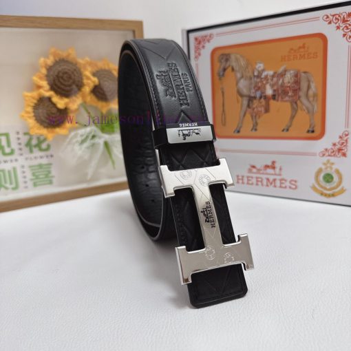 Hermes Hermès  Material: Leather Belt with 100% Head Layer. The leather belt is guaranteed t xm2jugcb - Image 3