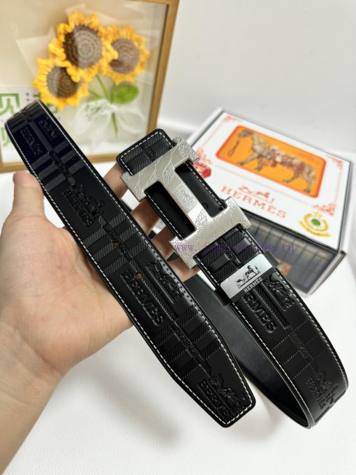 Hermes Hermès  Material: Leather Belt with 100% Head Layer. The leather belt is guaranteed t y3lopvnj - Image 3