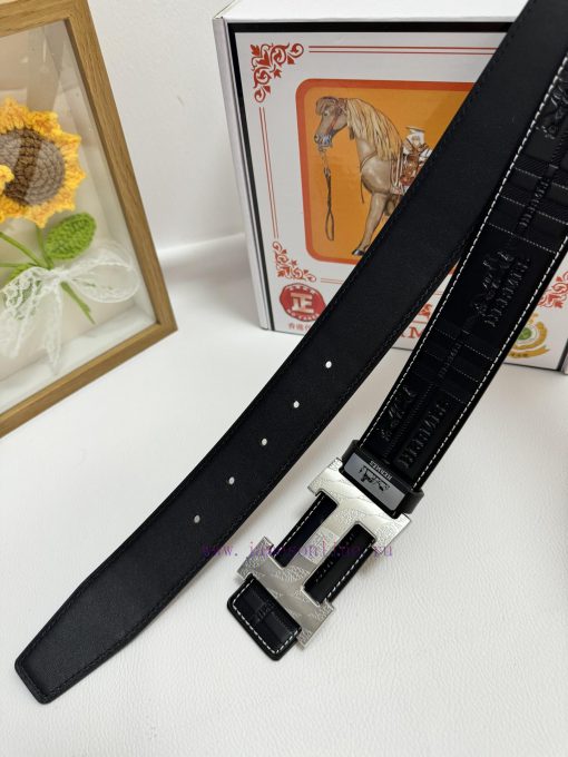 Hermes Hermès  Material: Leather Belt with 100% Head Layer. The leather belt is guaranteed t xrqevltn - Image 7