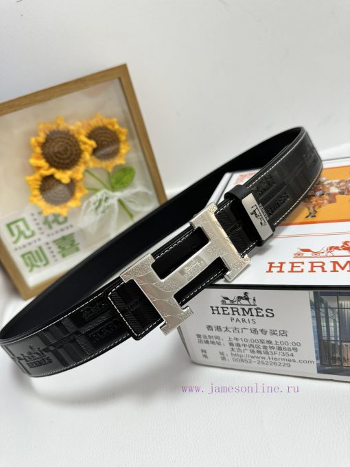 Hermes Hermès  Material: Leather Belt with 100% Head Layer. The leather belt is guaranteed t y3lopvnj - Image 8