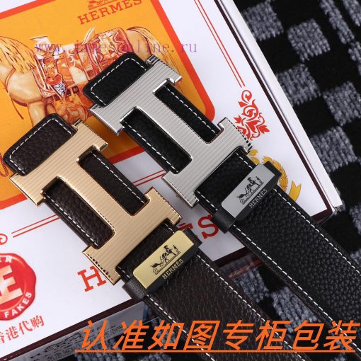 Men's belt HermesMen's leather belt is made of 100% head layer cowhide, ensuring that the 24 l6ykl1jq - Image 2