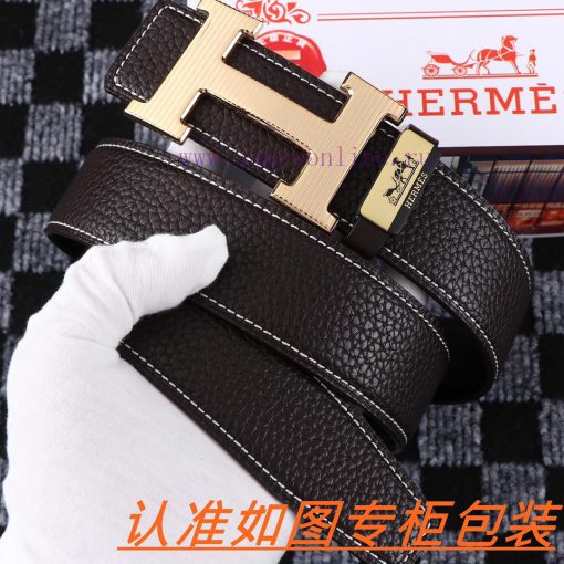 Men's belt HermesMen's leather belt is made of 100% head layer cowhide, ensuring that the 24 l6ykl1jq - Image 4