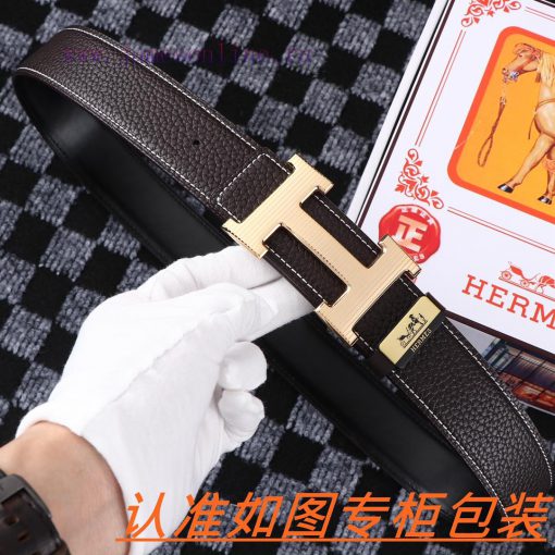Men's belt HermesMen's leather belt is made of 100% head layer cowhide, ensuring that the 24 l6ykl1jq - Image 8