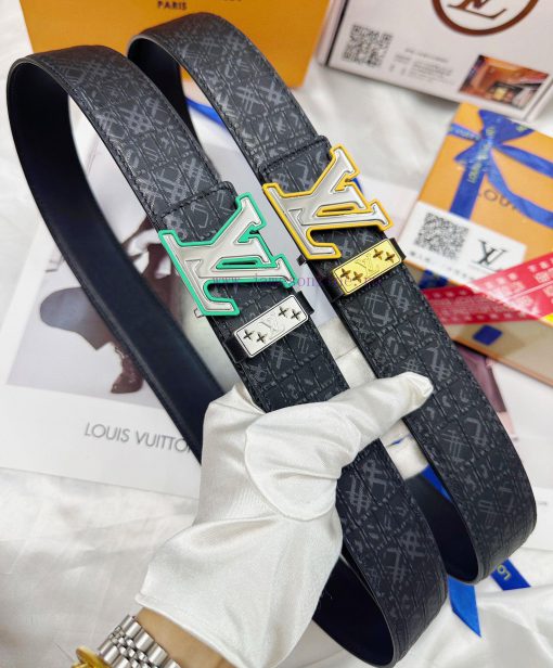 Belt LV Louis Vuitton's top tier replicaThe waistband is made of 100% head layer cowhide, en zdqg16hz
