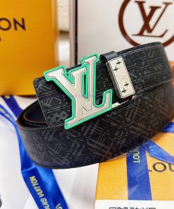 Belt LV Louis Vuitton's top tier replicaThe waistband is made of 100% head layer cowhide, en bdb74w1b