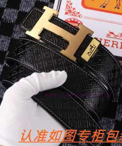 Men's belt HermesMen's leather belt is made of 100% head layer cowhide, ensuring that the 24 85m4x7u3
