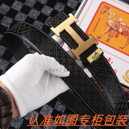 Men's belt HermesMen's leather belt is made of 100% head layer cowhide, ensuring that the 24 85m4x7u3 - Image 7
