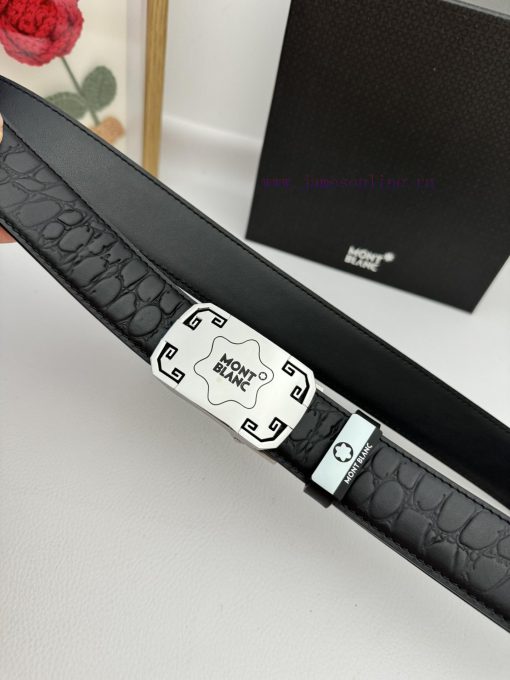 Montblanc Automatic BeltMaterial: Leather Belt with 100% Head Layer. The leather belt is gua wehcvq6x - Image 7