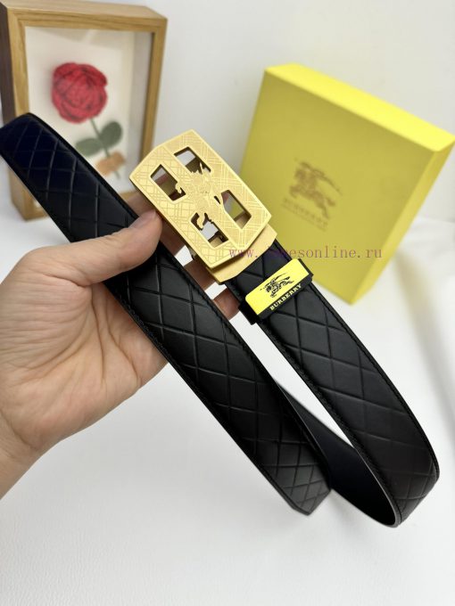 Burberry automatic beltMaterial: Leather Belt with 100% Head Layer. The leather belt is guar nw526ckv - Image 3