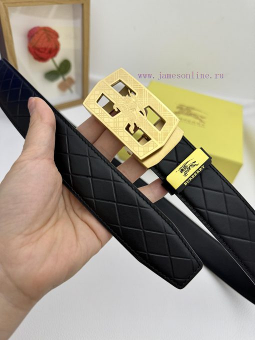 Burberry automatic beltMaterial: Leather Belt with 100% Head Layer. The leather belt is guar nw526ckv - Image 5
