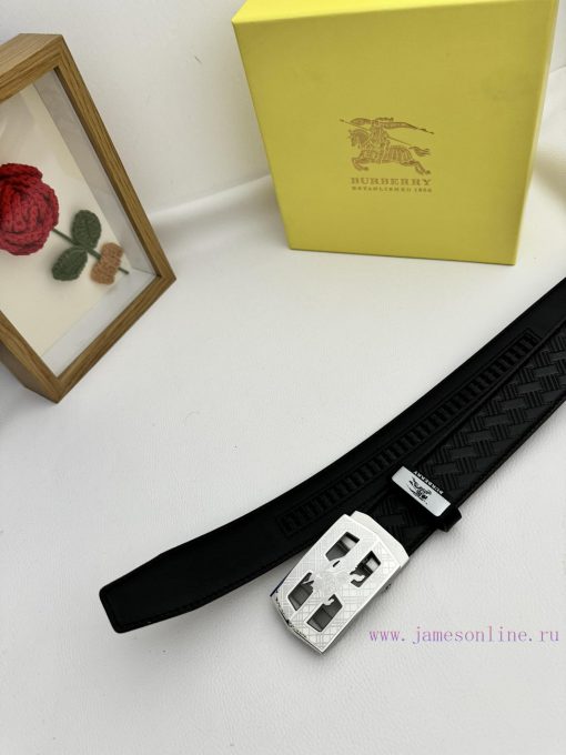 Burberry automatic beltMaterial: Leather Belt with 100% Head Layer. The leather belt is guar g99777kq - Image 8