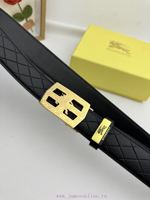 Burberry automatic beltMaterial: Leather Belt with 100% Head Layer. The leather belt is guar nw526ckv - Image 8