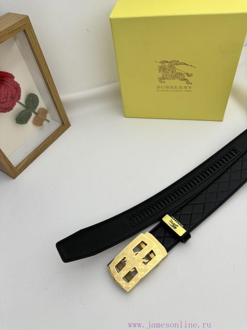 Burberry automatic beltMaterial: Leather Belt with 100% Head Layer. The leather belt is guar g99777kq - Image 9