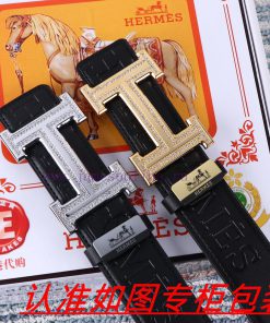 Men's belt HermesMen's leather belt is made of 100% head layer cowhide, ensuring that the 24 txi1nayz