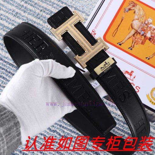 Men's belt HermesMen's leather belt is made of 100% head layer cowhide, ensuring that the 24 t4hc5e1e - Image 7