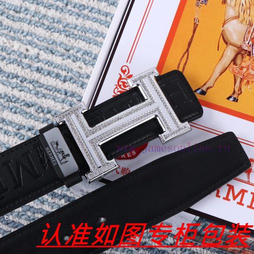 Men's belt HermesMen's leather belt is made of 100% head layer cowhide, ensuring that the 24 txi1nayz - Image 10
