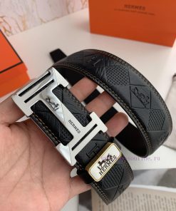 Hermes Hermes️Hanging buckle, classic H-patterned pure steel buckle head, photographed in re rz5ttonp