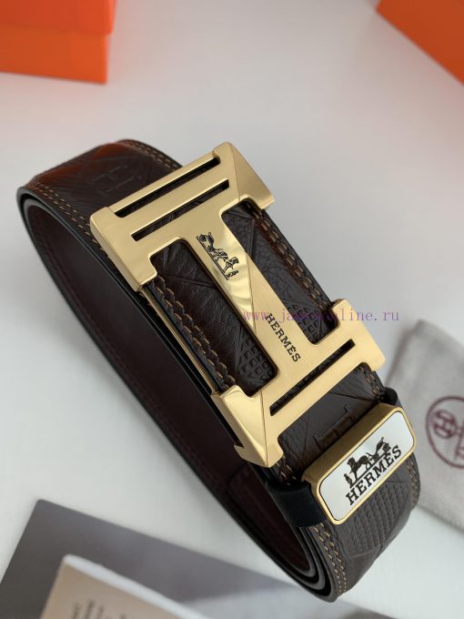 Hermes Hermes️Hanging buckle, classic H-patterned pure steel buckle head, photographed in re 1qmz7ku4 - Image 3