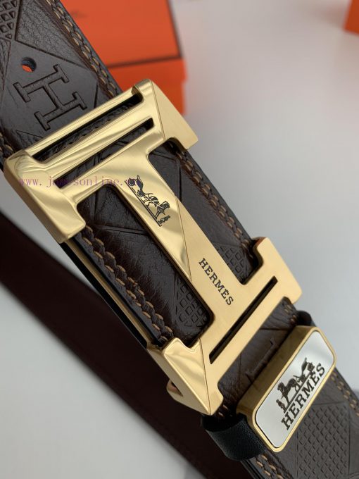 Hermes Hermes️Hanging buckle, classic H-patterned pure steel buckle head, photographed in re 1qmz7ku4 - Image 4