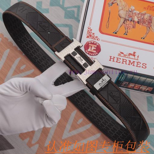 Hermes Belt ️ BeltMaterial: 100% top layer cowhide belt, ensuring genuine leather belt, fine mbyt0t72 - Image 4