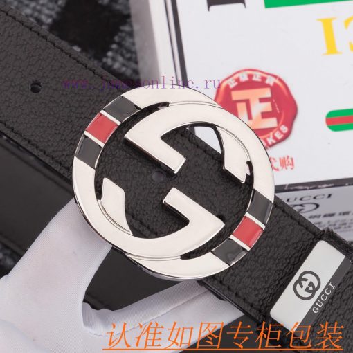Gucci Belt Gucci BeltMaterial: 100% top layer cowhide belt, ensuring genuine leather belt, f al9r8oo8 - Image 4