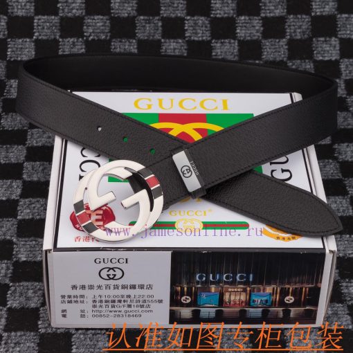 Gucci Belt Gucci BeltMaterial: 100% top layer cowhide belt, ensuring genuine leather belt, f al9r8oo8 - Image 5