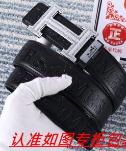 Men's belt HermesMen's leather belt is made of 100% head layer cowhide, ensuring that the 24 sbsel2ge