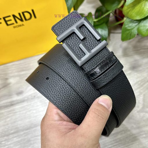 FENDL FendiThe full set of 40mm wide double-sided original calf leather with a single ruthen t7iqoc81