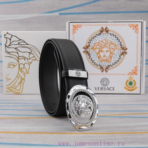 Versace. VersaceMaterial: Leather Belt with 100% Head Layer. The leather belt is guaranteed aipwttuw - Image 9